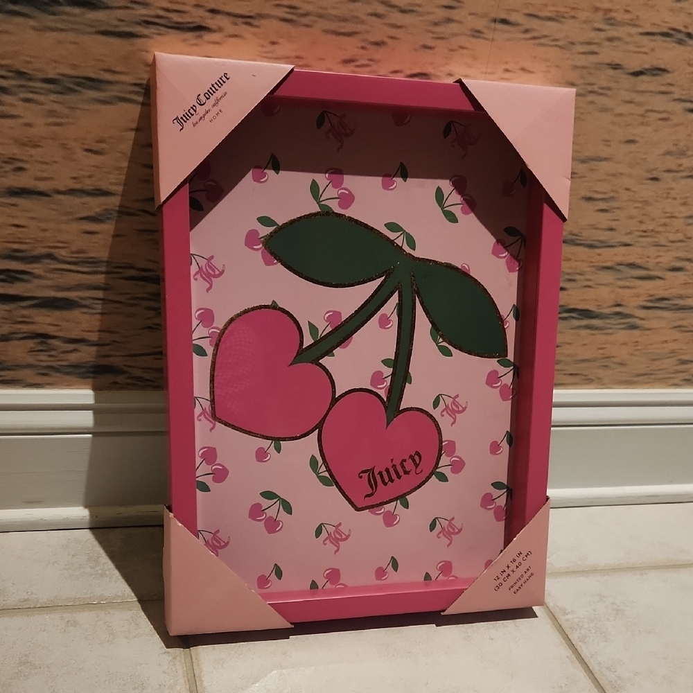 Juicy Couture Pink and Green Cherry Frame